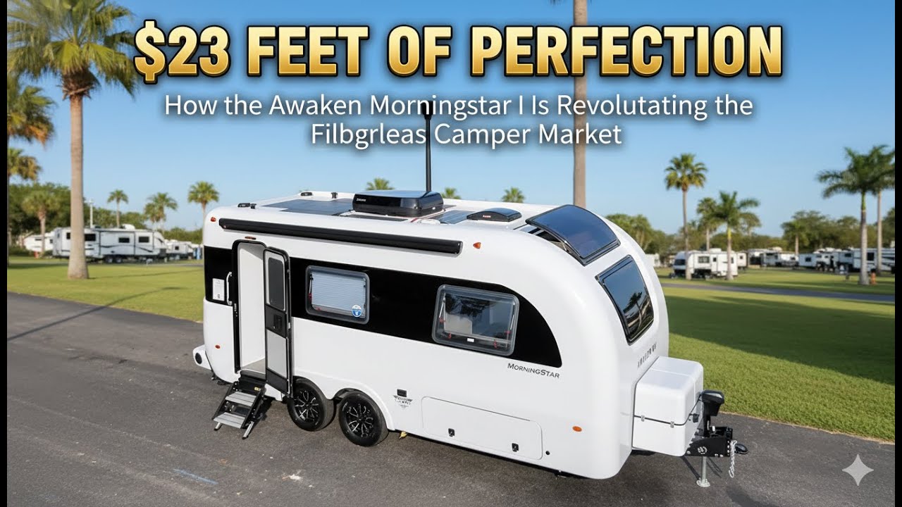 23 Feet of Perfection: How the Awaken Morningstar I Is Revolutionizing the Fiberglass Camper Market