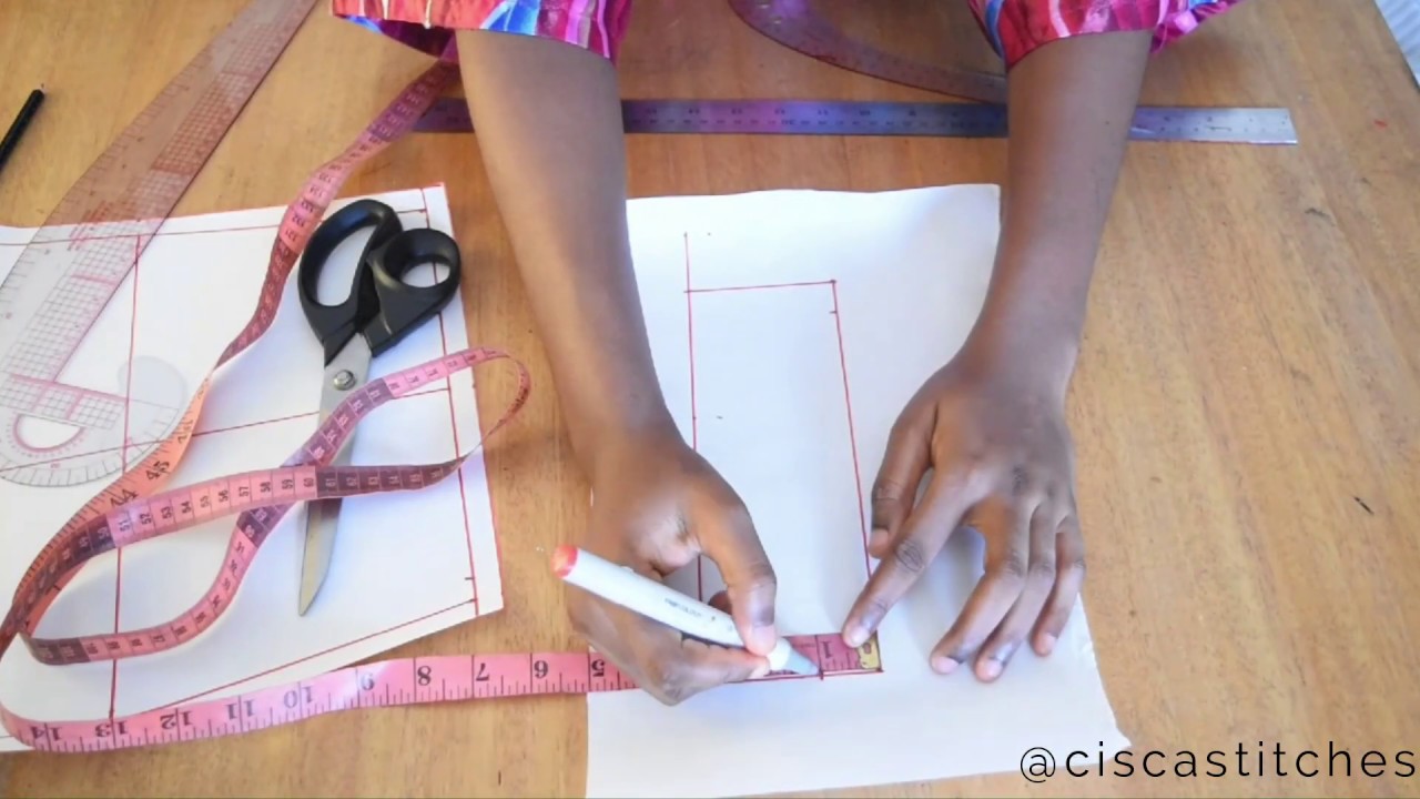 ПРОСТАЯ ВЫКРОЙКА РУКАВА РУБАШКИ С ПЛАНКОЙ И МАНЖЕТОЙ | ПОСТРОЕНИЕ ВЫКРОЙКИ