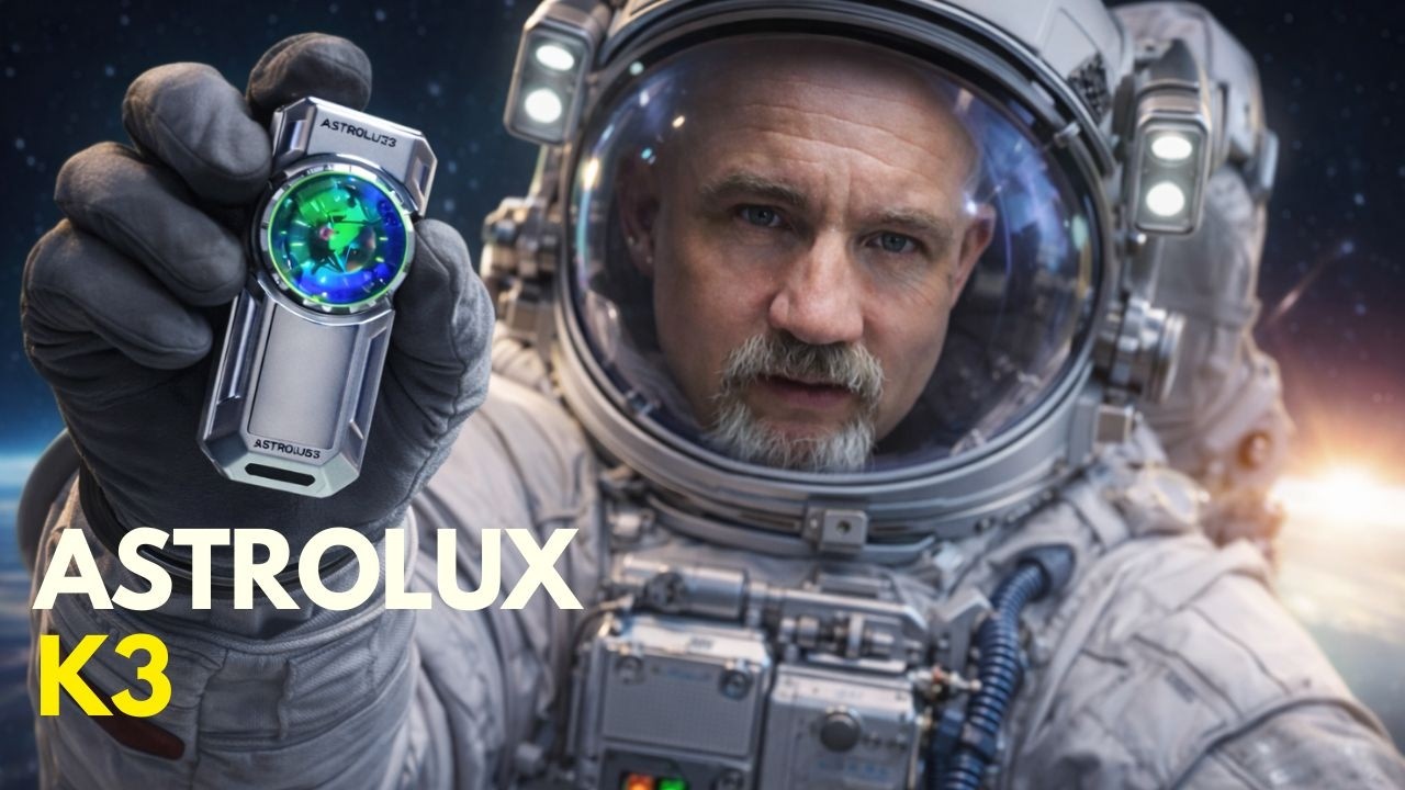 Kosmiczna latarka Astrolux K3