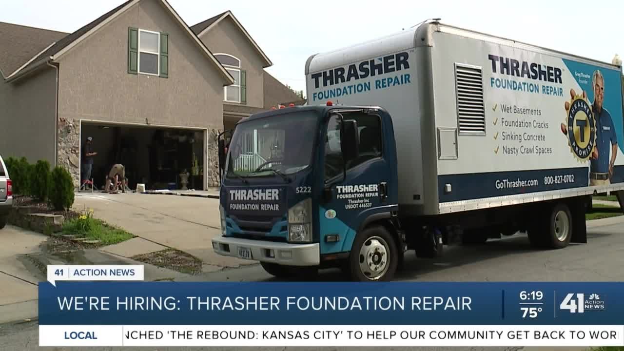 We're Hiring; Thrasher Foundation Repair