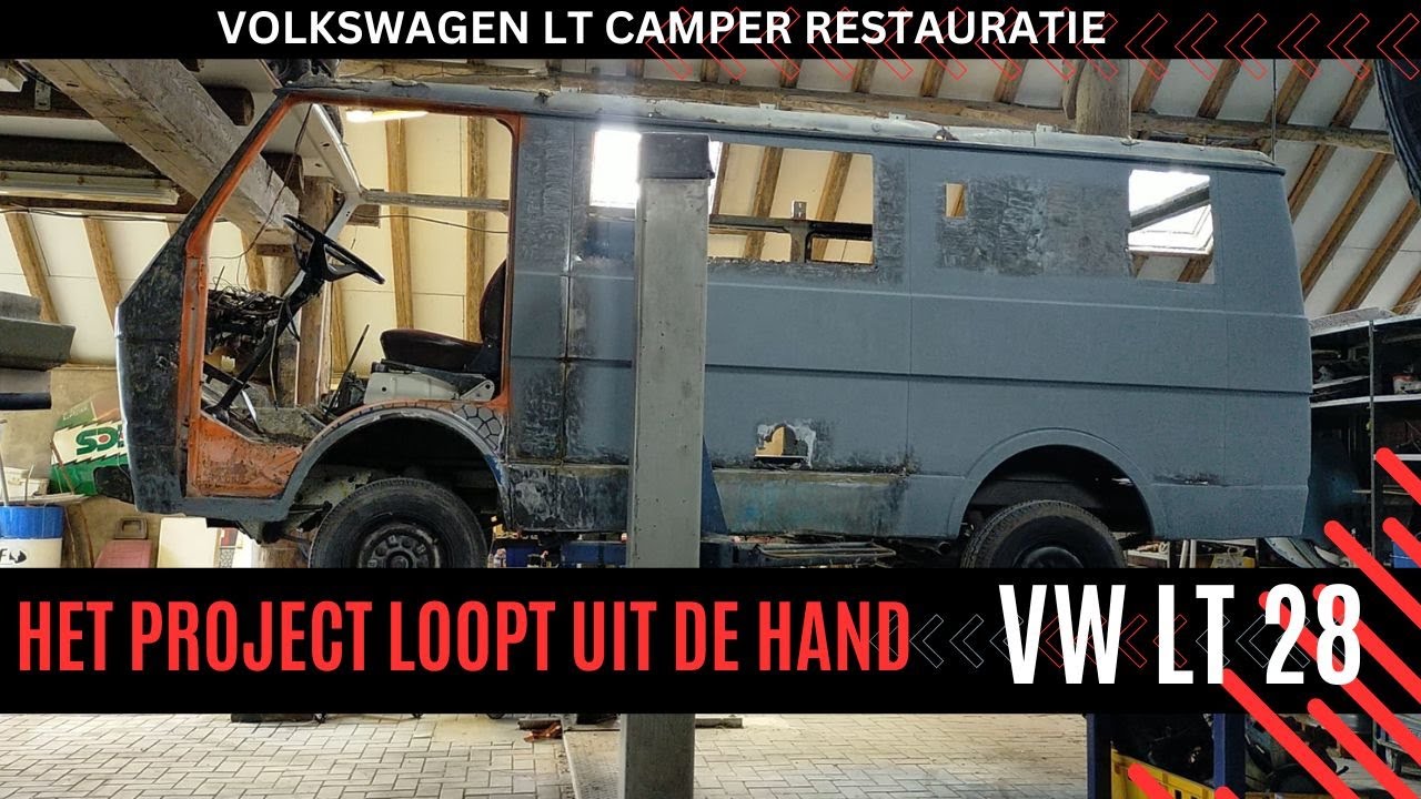 Werkplaatsvlog 7 Volkswagen Lt Camper opknapper restauratie vanlife goedkope camper opknappen