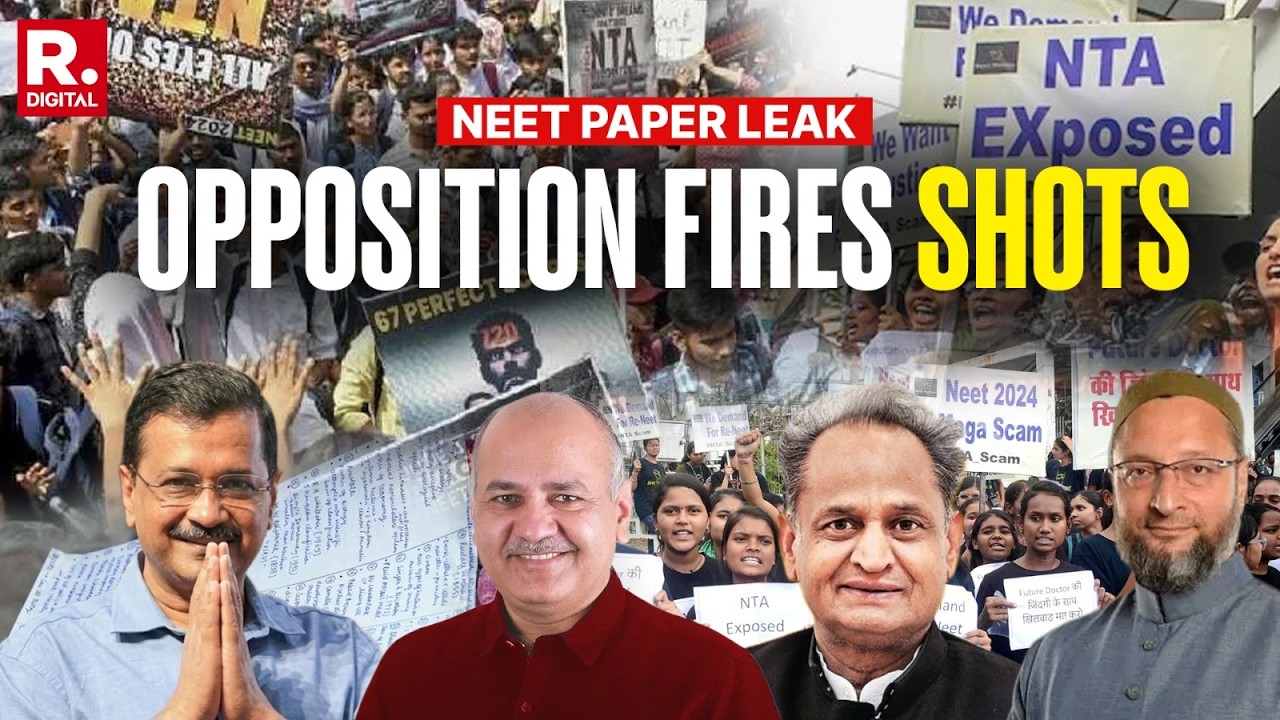 NEET Paper Leak: Opposition Leaders Fire Shots Against PM Modi And NTA | Students Protest