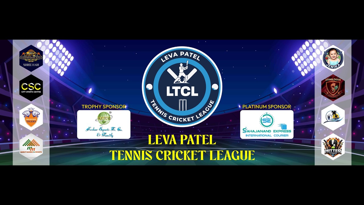 🔴Live Day-7 Semi Final | LTCL 2026 | Leva Patel Tennis Cricket League #Pavitralive