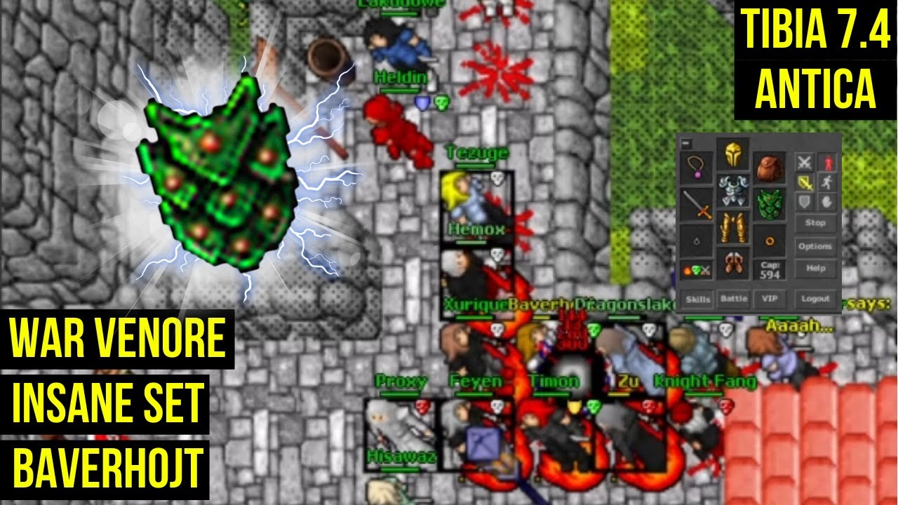 Tibia Golden Age - War Venore Antica (7.4 2005)