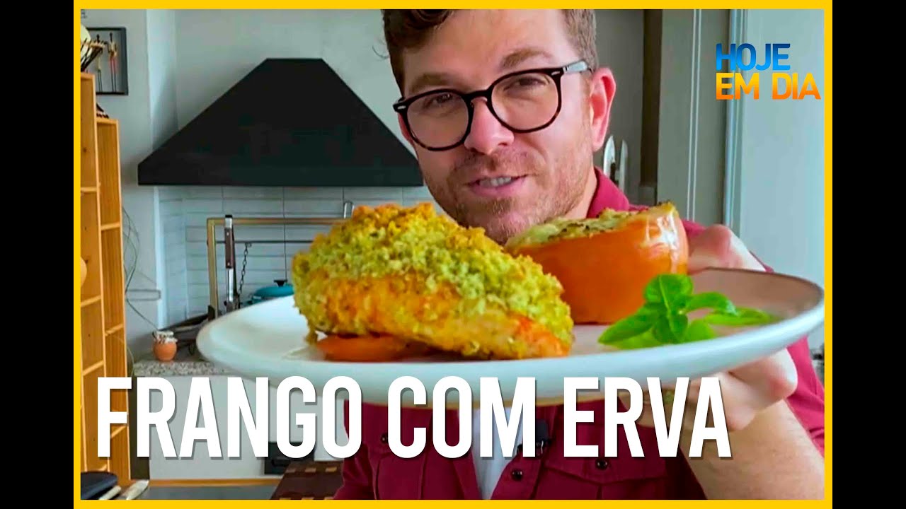 DICAS E RECEITAS : FRANGO COM CROSTAS DE ERVAS E TOMATES À PROVENÇA - CHEF GUGA ROCHA