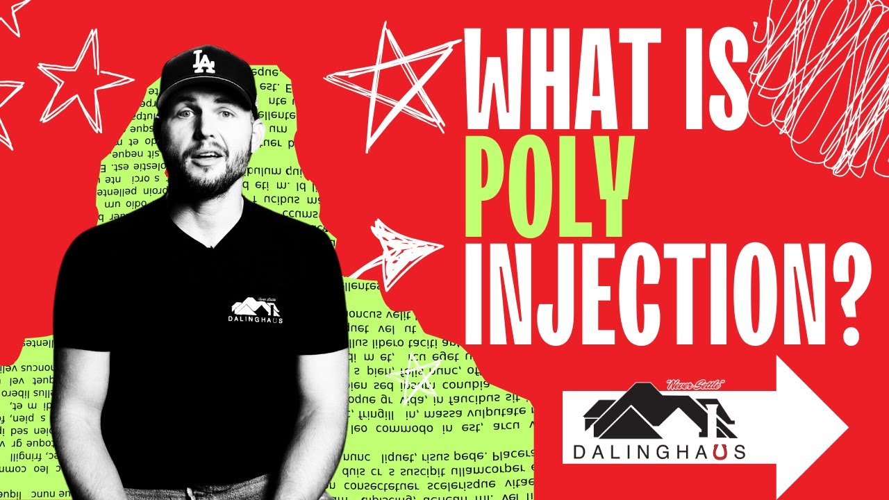 Polyurethane - Expanding Foam in Foundation Repair
