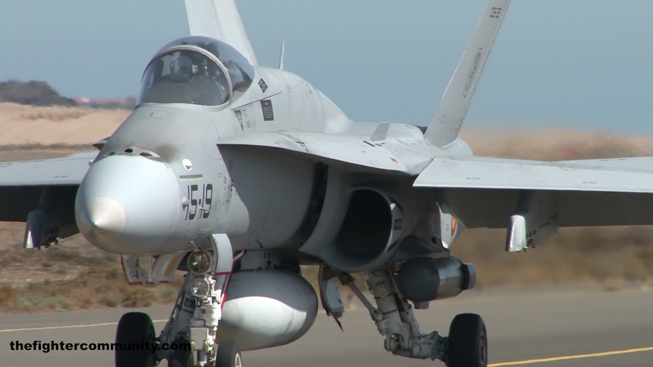 DACT Air Ops: EF-18 Hornet del Ala 15 del Ejército del Aire