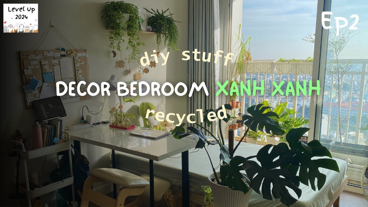 [Decor Bedroom] Trang trí phòng ngủ cho người lười quét dọn và thích cây 🪴