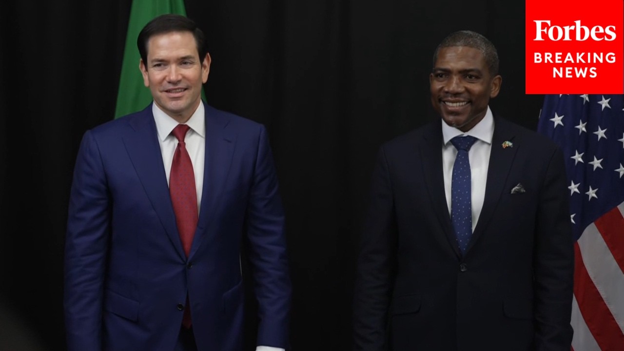 Secretary of State Marco Rubio Meets With St. Kitts And Nevis Prime Minister Terrance Drew