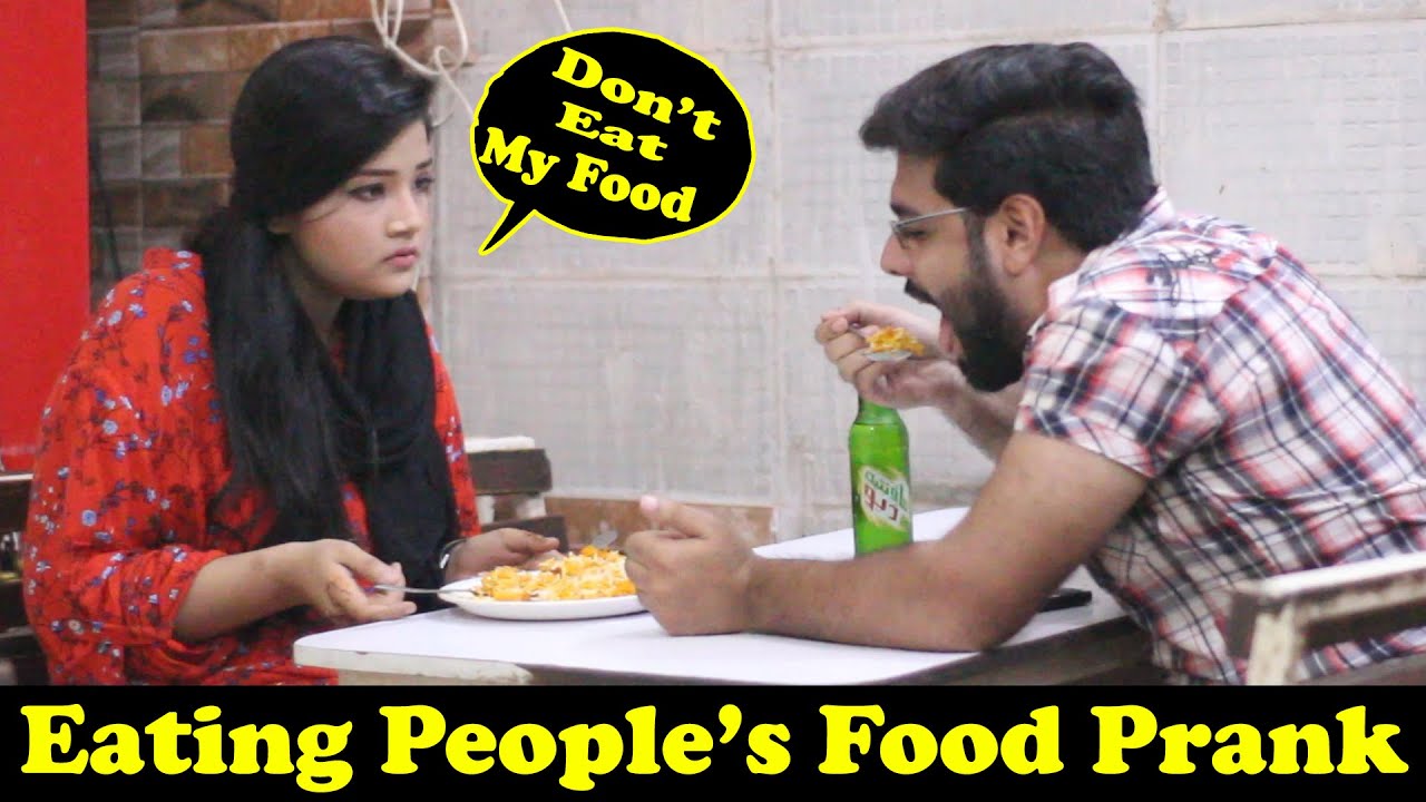 Eating Strangers Food Prank | Pranks In Pakistan | Humanitarians