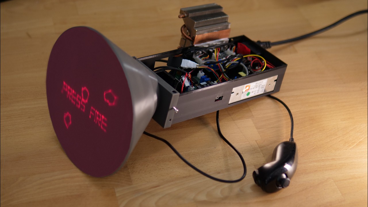 I made a LASER vector display 