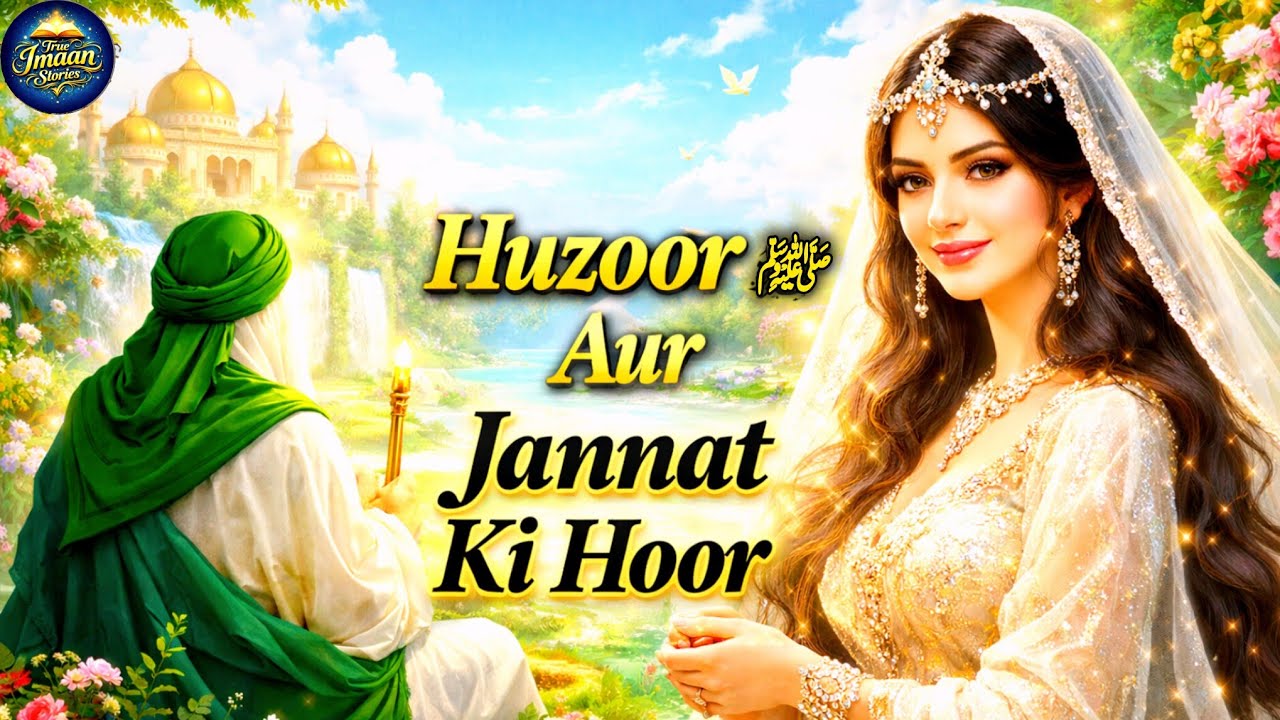 Huzoor (SAW) Aur jannat Ki Hoor? #jannatkasafar #islamicreminder  #tureimaanstories 