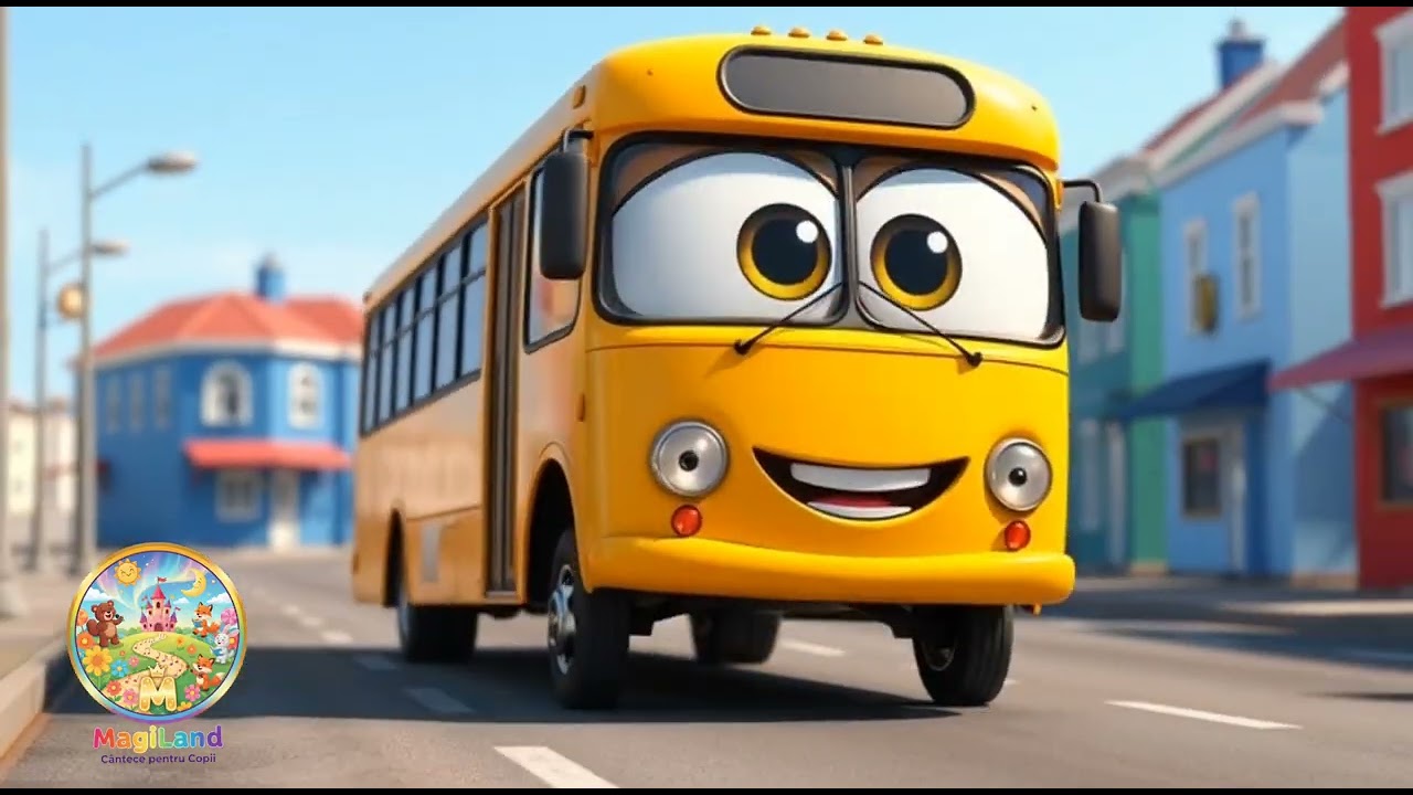 La plimbare prin oraș 🚗🎶 | C&acirc;ntecel vesel pentru copii | Melodii educative pentru cei mici
