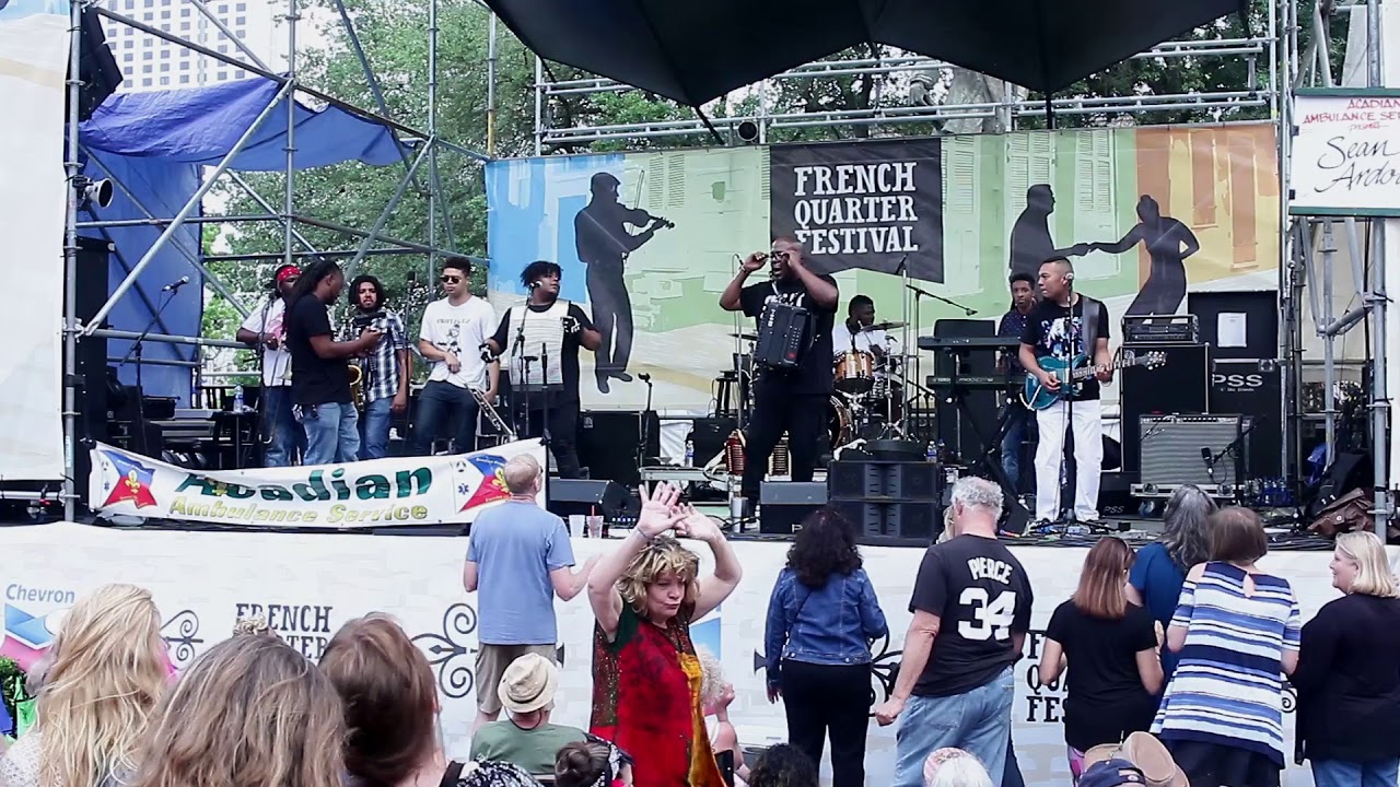 Kreole Rock and Soul, Sean Ardoin at French Quarter Fest 2018