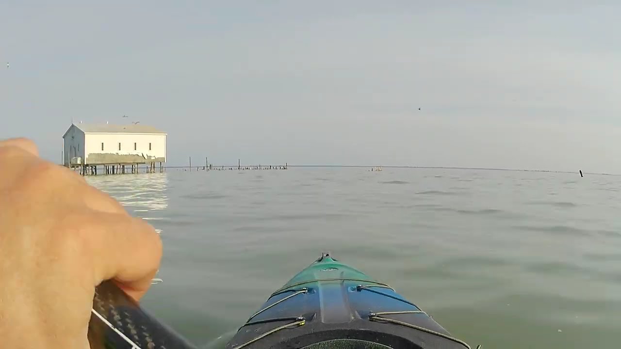 Kayaking at Brandenburg Park in my Wilderness Systems Pungo 125 with my neighbor Ken