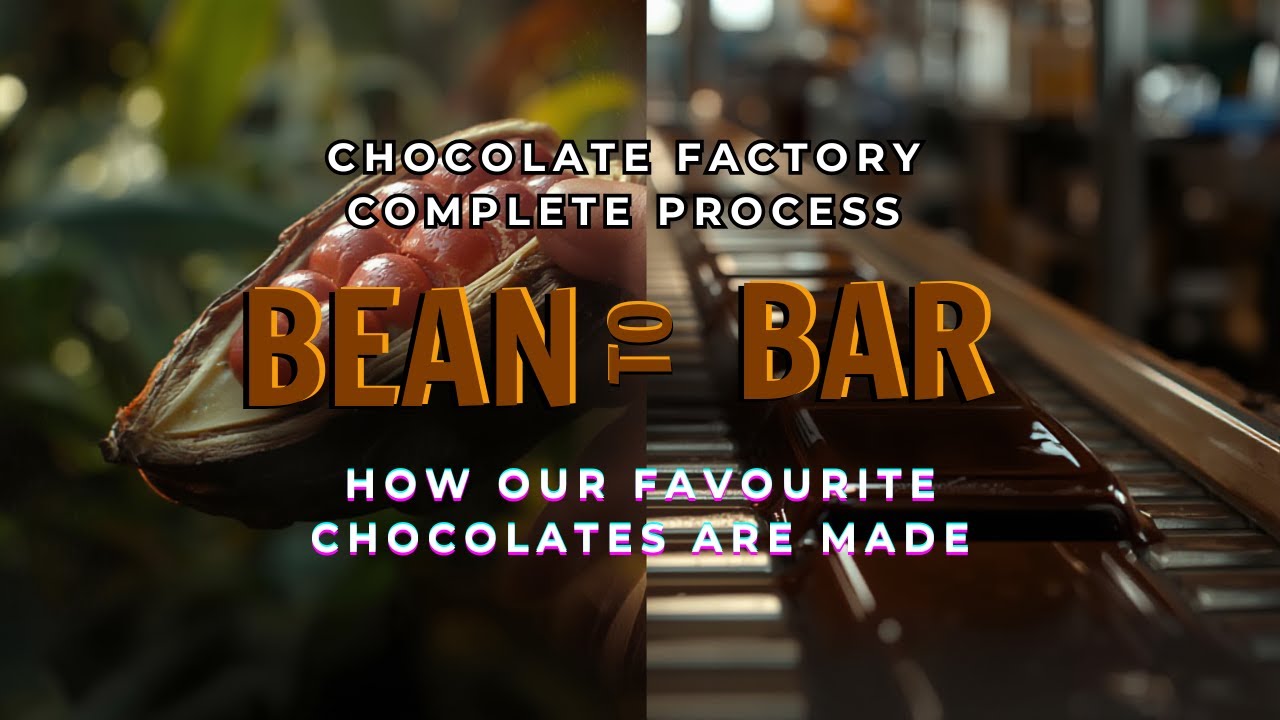 How Chocolate Bars Are Made ? Complete Factory Process | Bean to Bar Journey