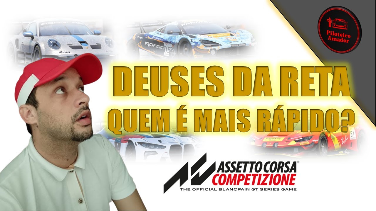 TOP SPEED no ACC — Testei TODOS na Reta de Paul Ricard!