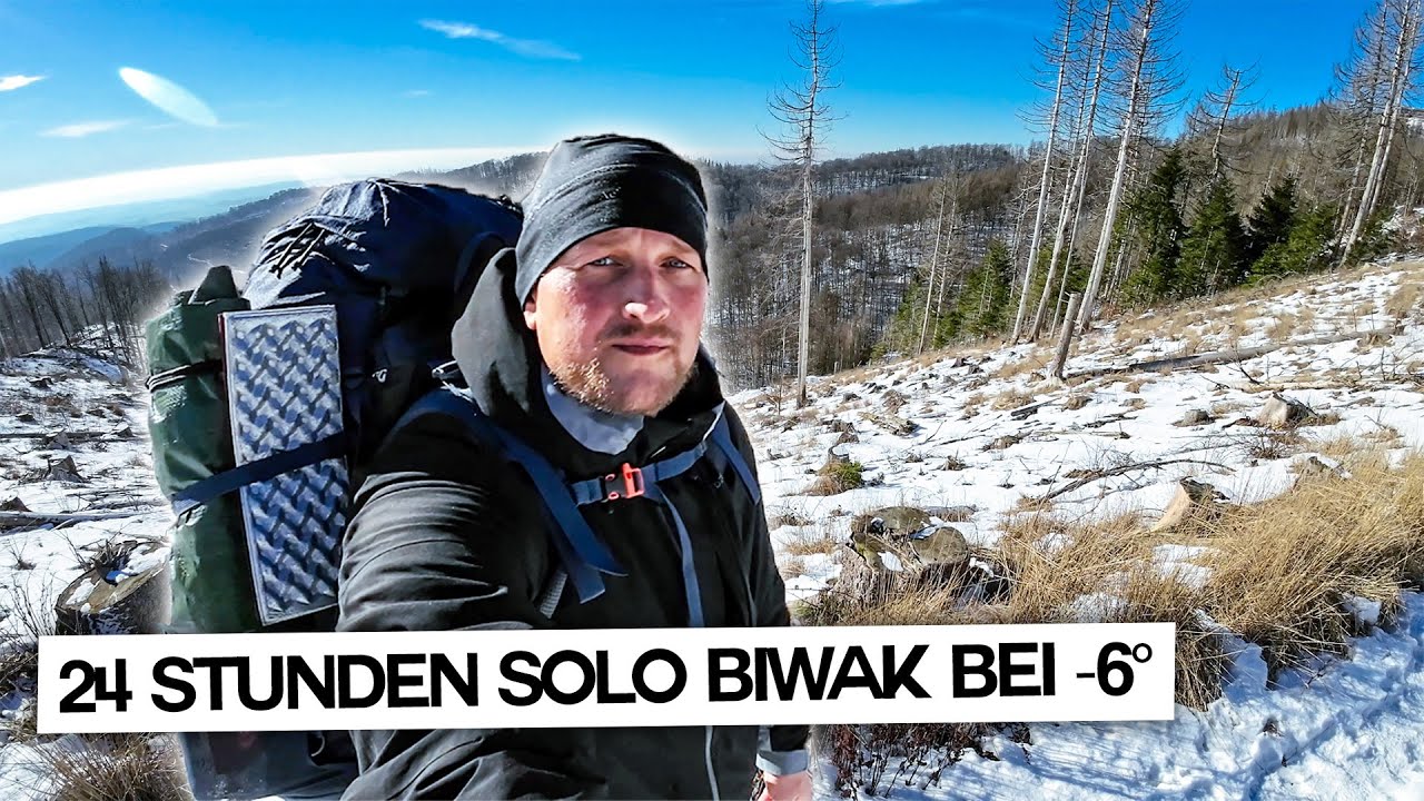 24 Stunden Solo Biwak im Schnee bei -6° | Mölten will raus