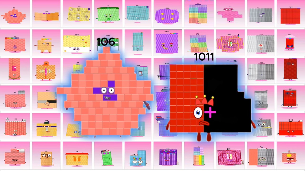 Sprunki OC Numberblocks 106 to 1011 | Incredibox Compilation #sprunki #incredibox #numberblocks
