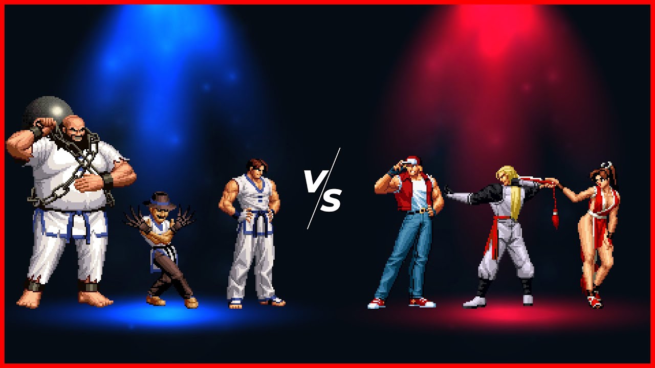[KOF MUGEN FHD] Kim Team VS Terry Team
