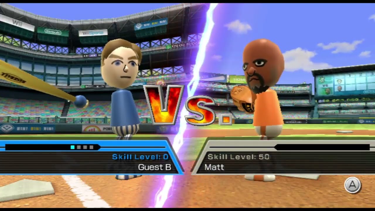 Wii Sports but everyone is Matt