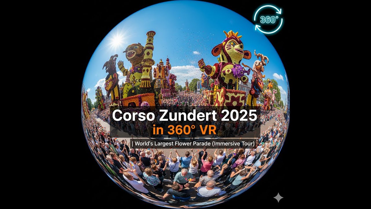 🌸 Corso Zundert 2025 in 360&deg; VR | World&rsquo;s Largest Flower Parade (Immersive Tour)