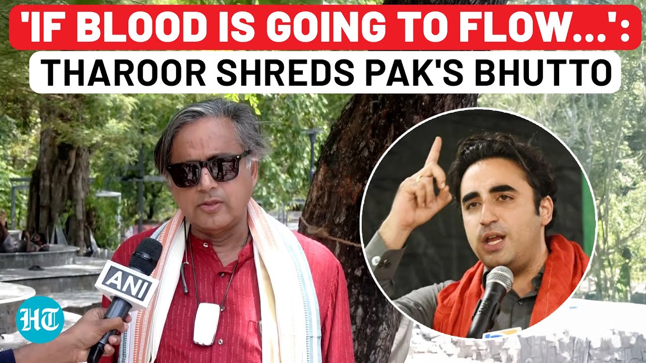 Indus Water Firestorm: Shashi Tharoor’s Unflinching Reply to Pakistan's Bilawal Bhutto’s Provocation