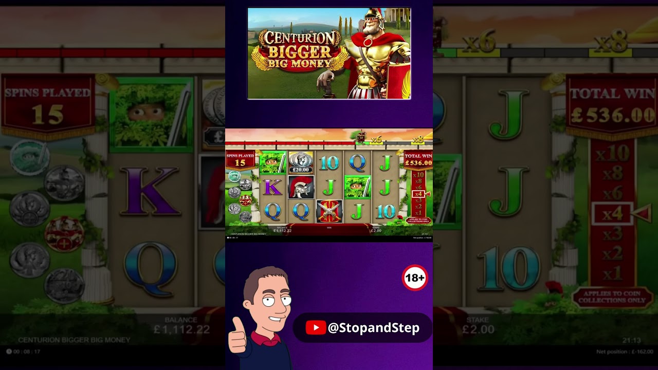 Ultra Rare 5 Scatter Slot Bonus 🗡️Centurion Bigger Big Money🎰
