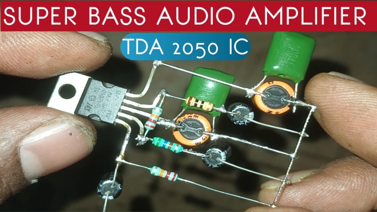 tda2050 ic amplifier circuit diagram !  audio amplifier board !  #electronicproject #audioamplifier
