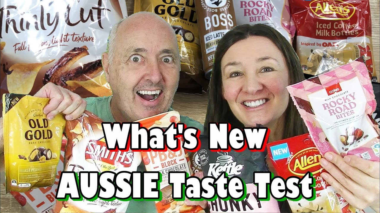 Australian Taste Test PB & J Chocolate, Sticky Ribs Chips & More