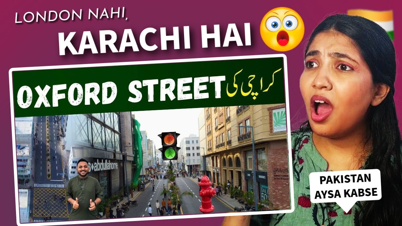 Karachi ki OXFORD Street | Pakistan Kay Sath | Indian Reaction