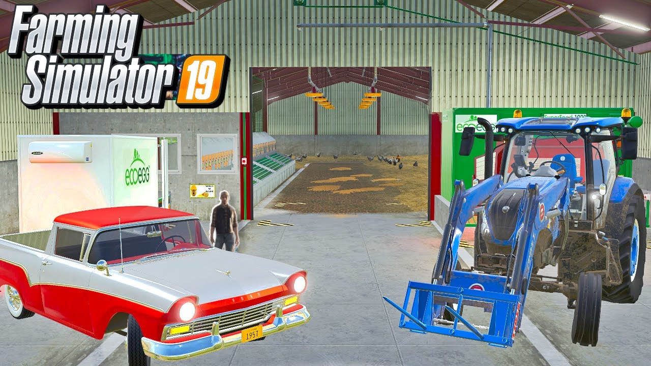 WE BUILT THE BEST FULLY AUTOMATED EGG PROCESSING BARN | OKLAHOMA 4X | FS19