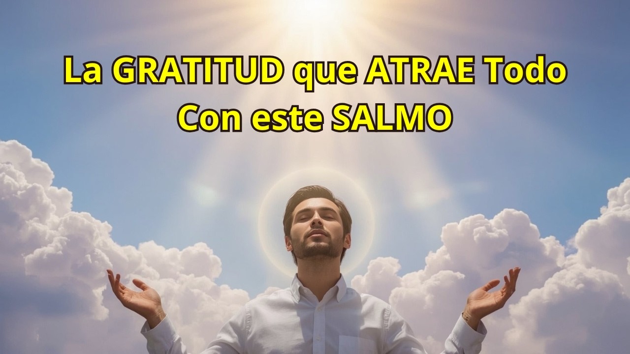 La GRATITUD que ATRAE TODO  con este SALMO
