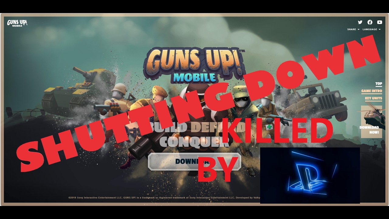 THEY ARE SHUTTING DOWN GUNS UP MOBILE: GUNS UP! Mobile War Strategy TERMINATION SHUTDOWN on May 2026