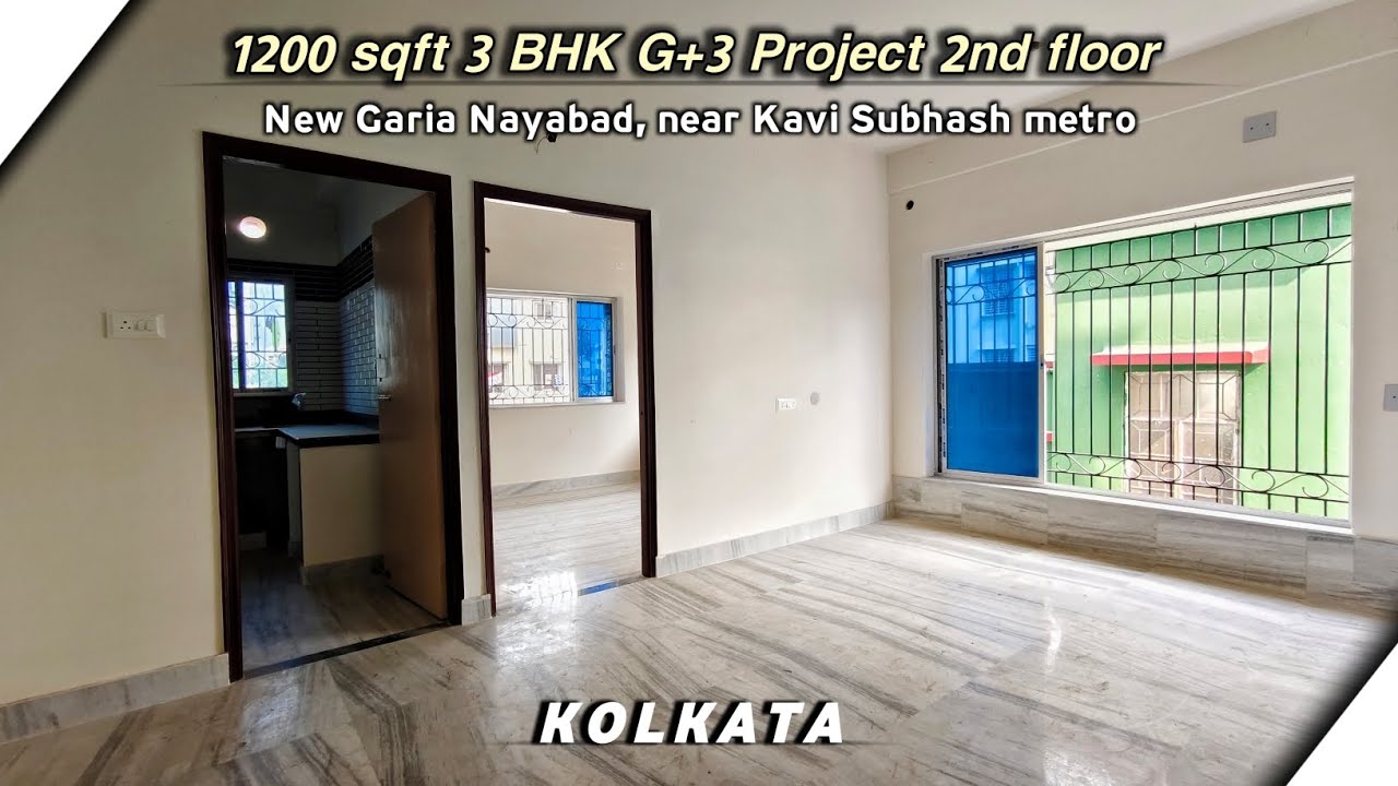 3 BHK flat for sale New Garia (Nayabad) | Kavi Subhash metro | Kolkata | Zero Brokerage #flatforsale