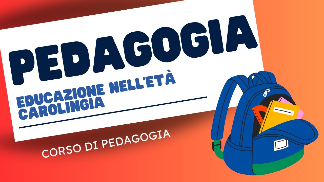 8. L'educazione nell'età carolingia (la schola palatina)