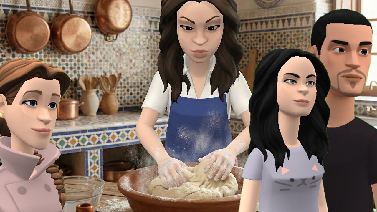 لقاتها تعجن وبقات عليها بنݣير وتݣنݣين😡 والمختار طلق مليكة فالحين👍🏻