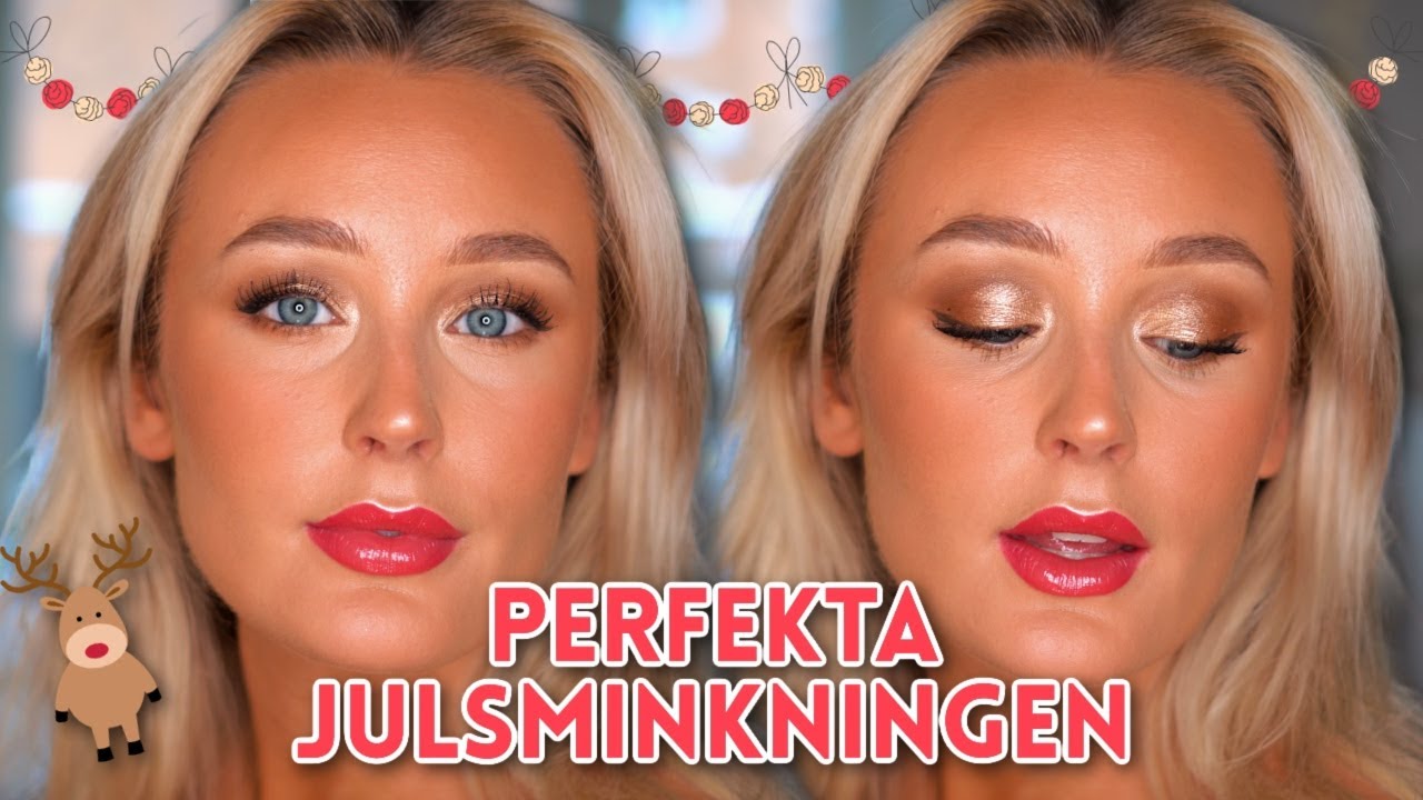 SUPERL&Auml;TT JULSMINKNING MED PERFEKTA R&Ouml;DA L&Auml;PPARNA!