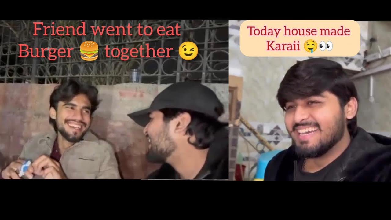 Friend went to eat burger 🍔together | Today house made karai 🤤
