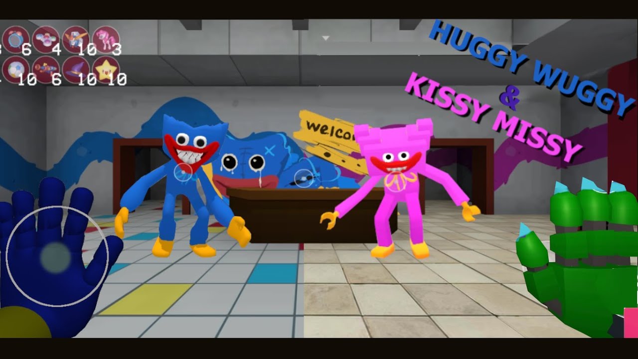 Huggy Wuggy vs Kissy Missy.. Huggy Escape vs Blue Monster Escape Chapter 1! Android gameplay.