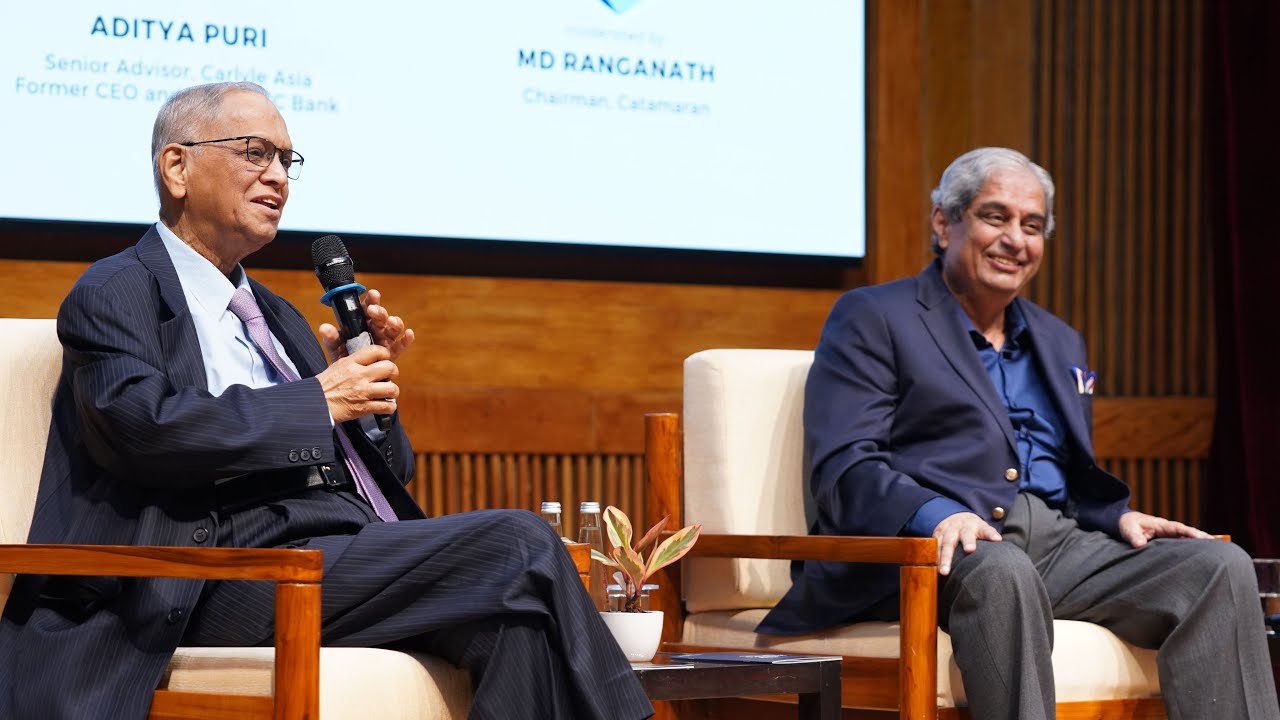 Teaser | IIMB hosts fireside chat with Mr. N. R. Narayana Murthy and Mr. Aditya Puri