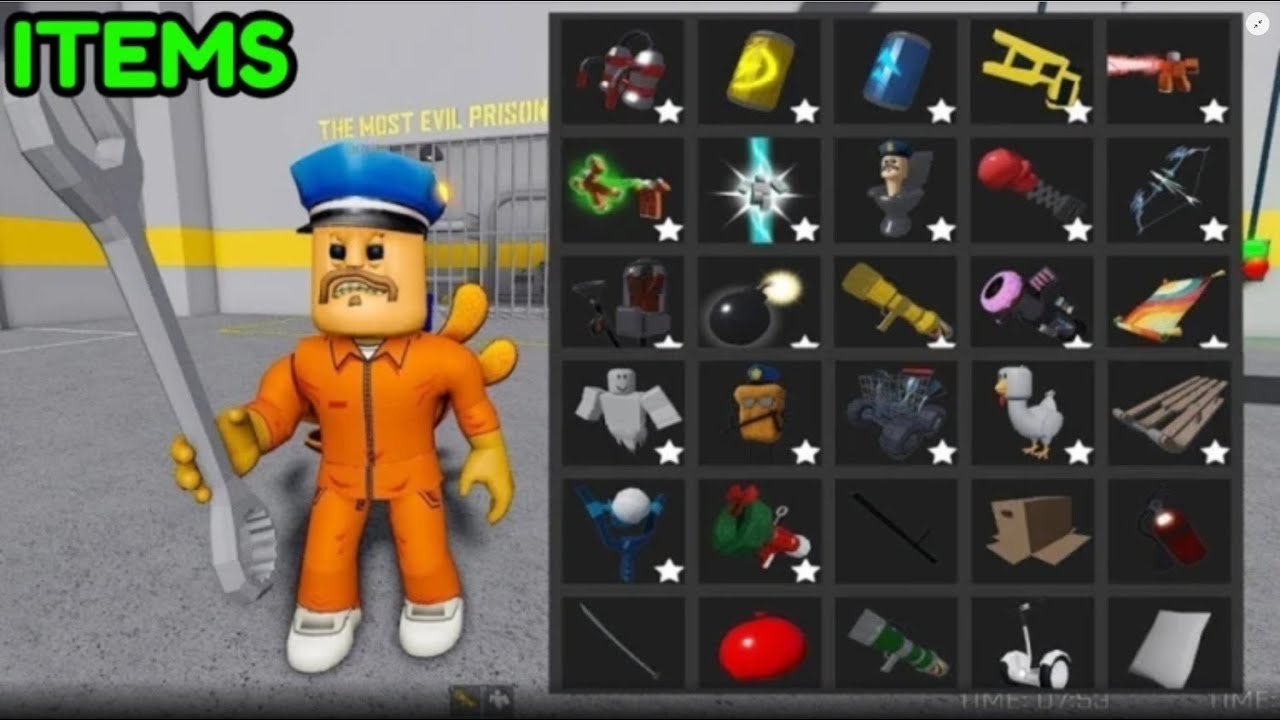 GREAT TEACHER Unlocked All Items In BARRYS PRISON RUN Roblox
