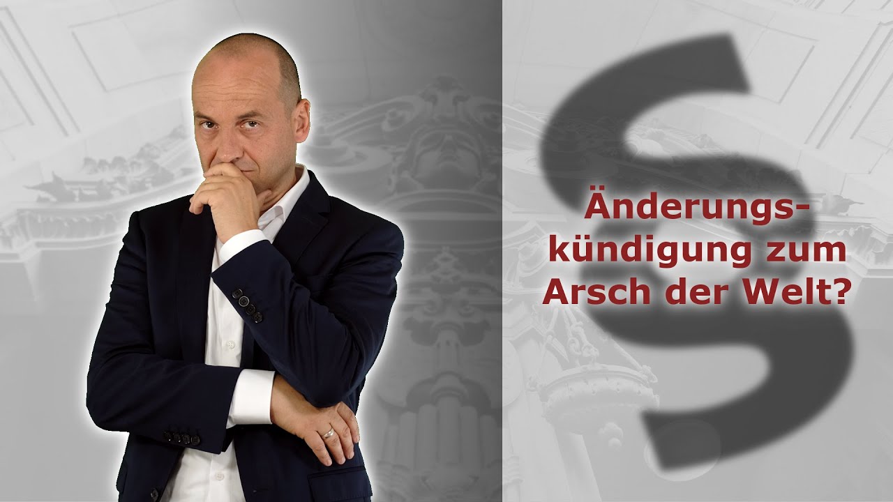 Änderungskündigung zum 