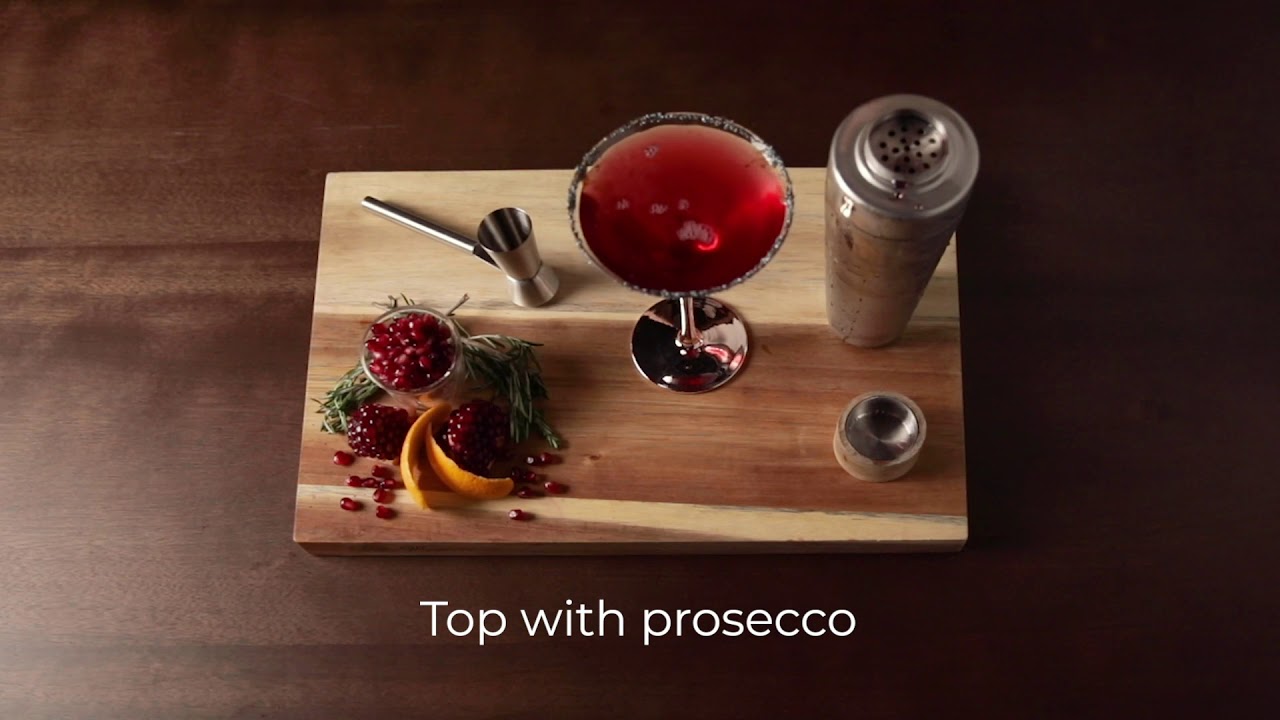 Pomegranate Prosecco Drink Recipe