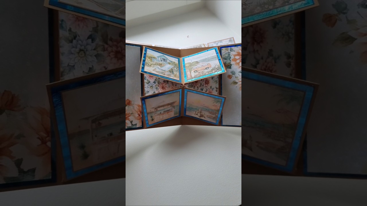 carte pop up facile. Tuto sur ma cha&icirc;ne #scrapbooking #carte #popup #carterie #scrapbook #diy