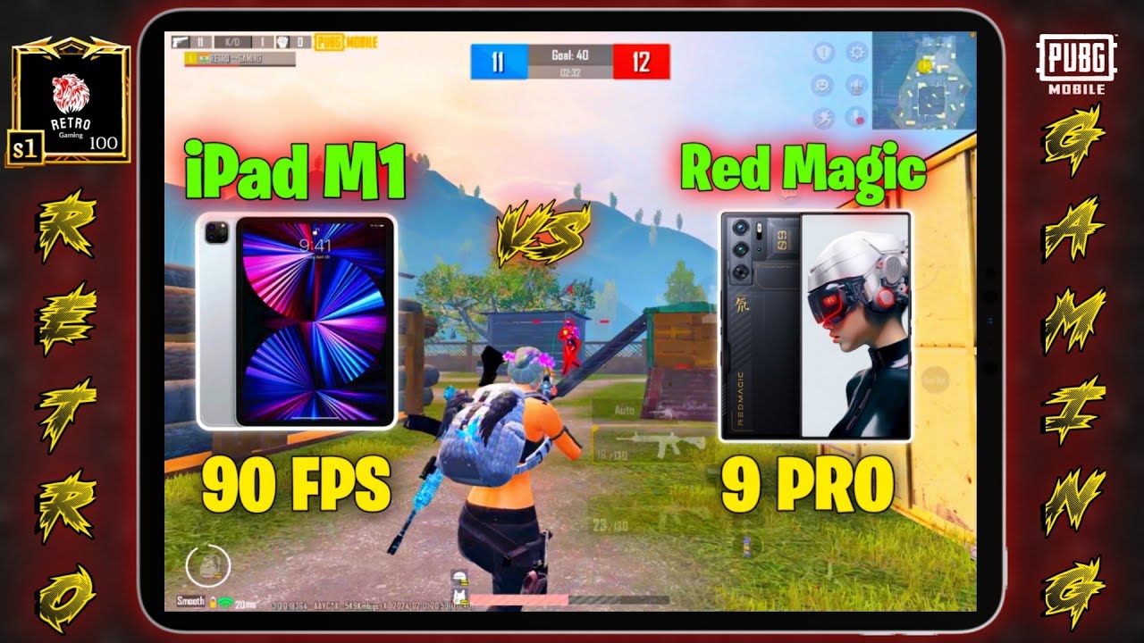 RED MAGIC 9 PRO vs IPAD M1 2021 TDM COMPARISON ( 90 FPS 🔥) IPAD VIEW ADVANTAGE? RECOIL, HIP-FIRE