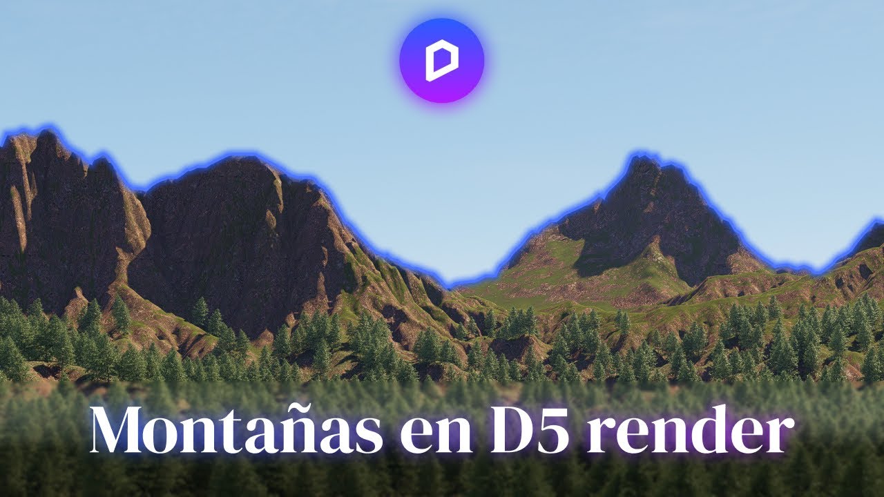 Cómo funciona la herramienta Terrain de D5 render | Cómo crear terrenos dentro de D5 render