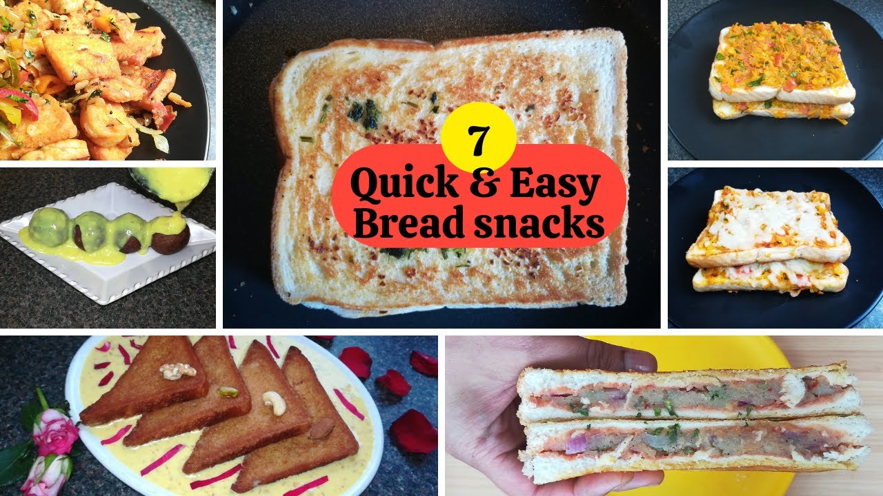7 BREAD SNACKS RECIPES/Quick and Easy/#papascooking