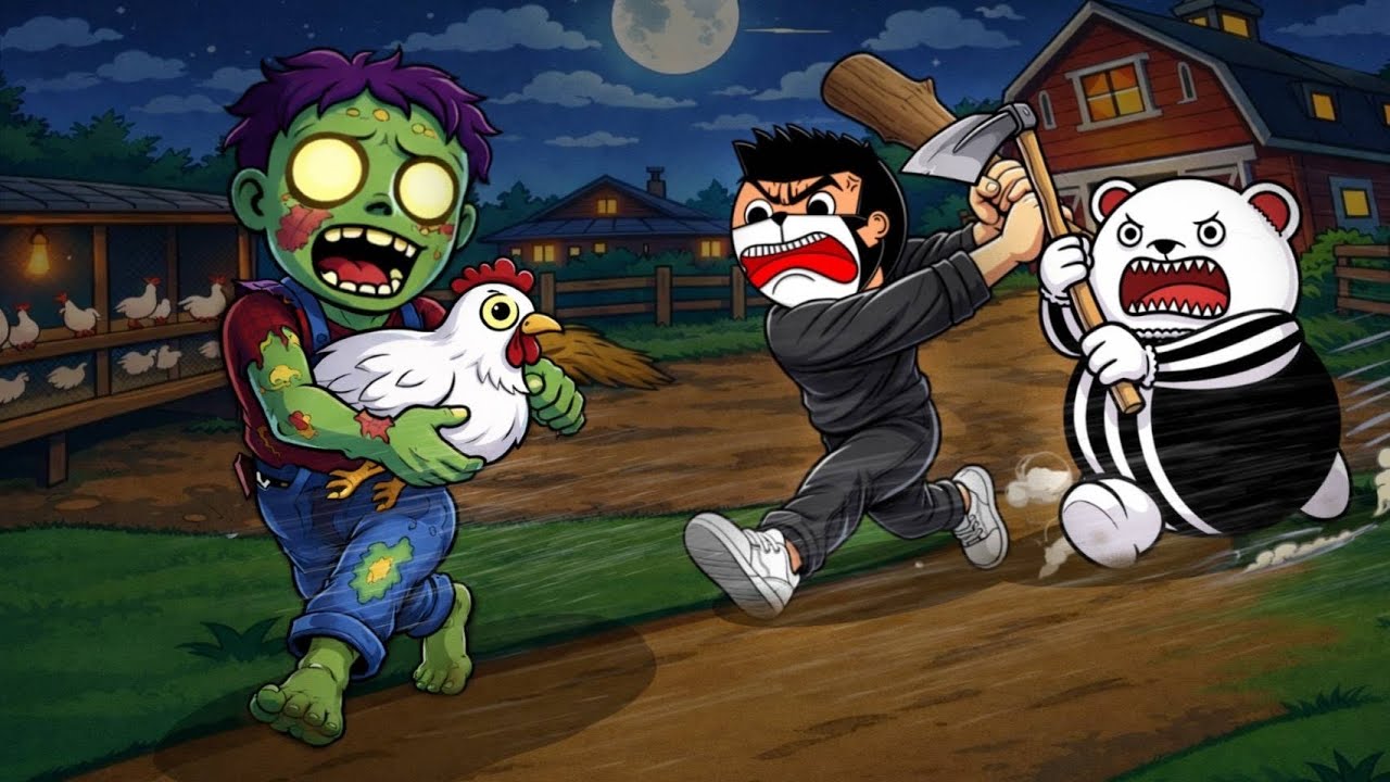 ป้องกันซ้อมบี้ ขโมยไก่  🧟‍♂️  Roblox