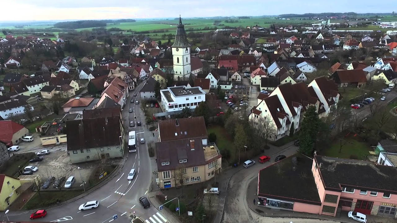 Blaufelden von oben